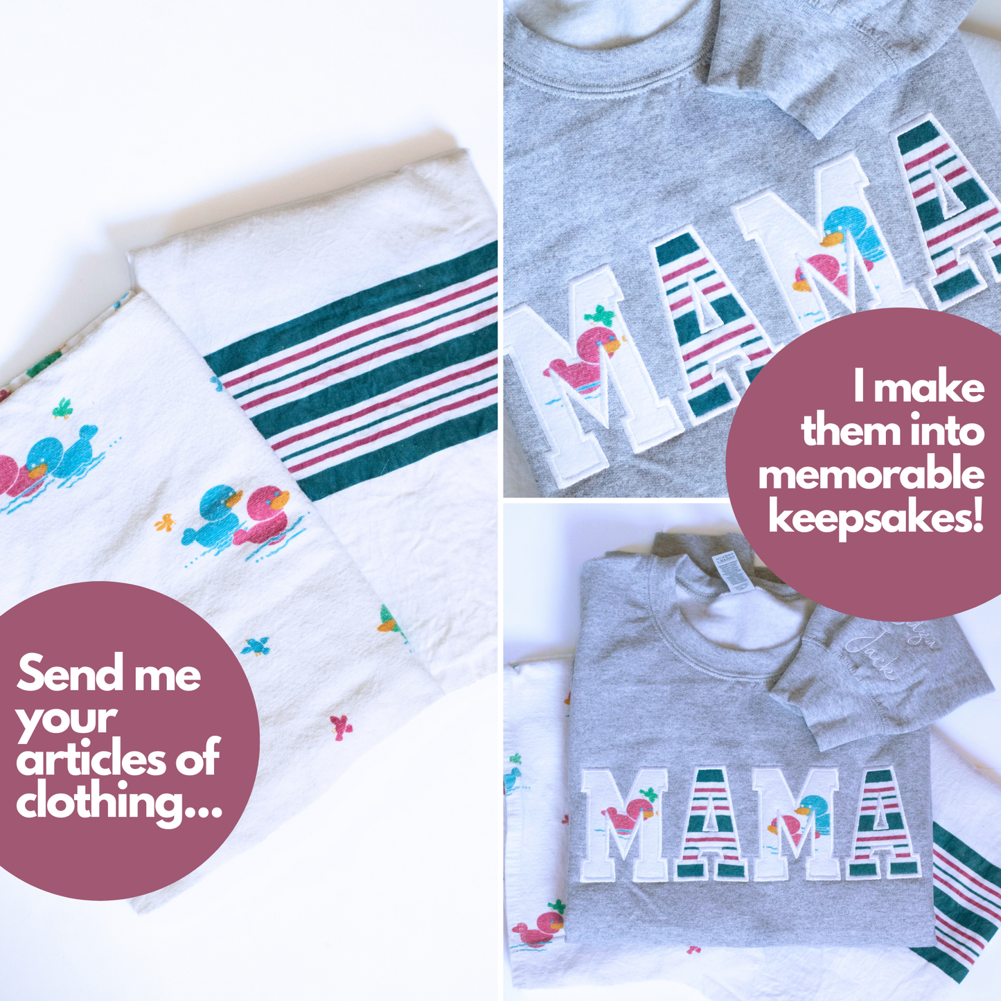 Embroidered Hospital Blanket Sweatshirt | Hospital Swaddle Keepsake Sweatshirt