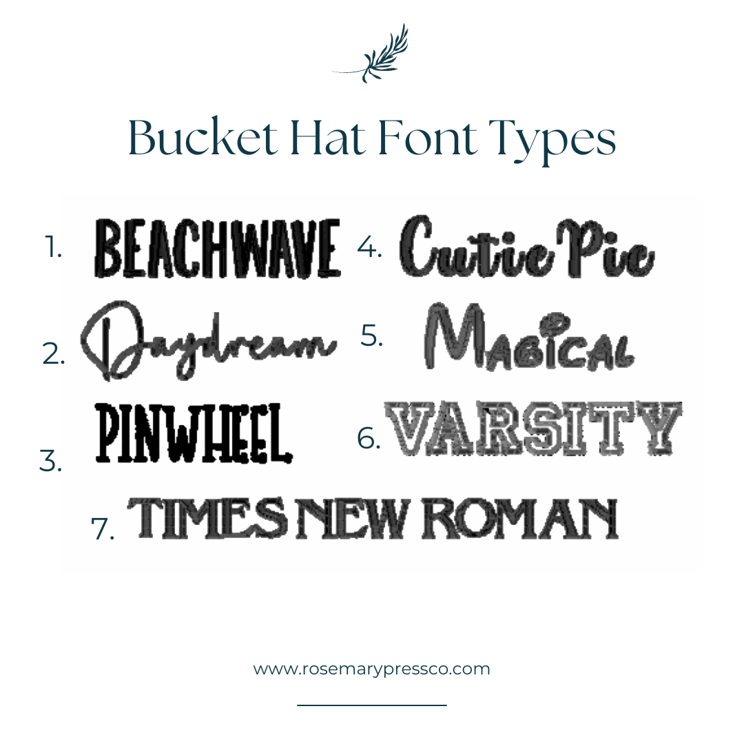 Personalized Baby Sun Hat | Gender Neutral Custom Embroidered Bucket Hat | For Baby and Toddler