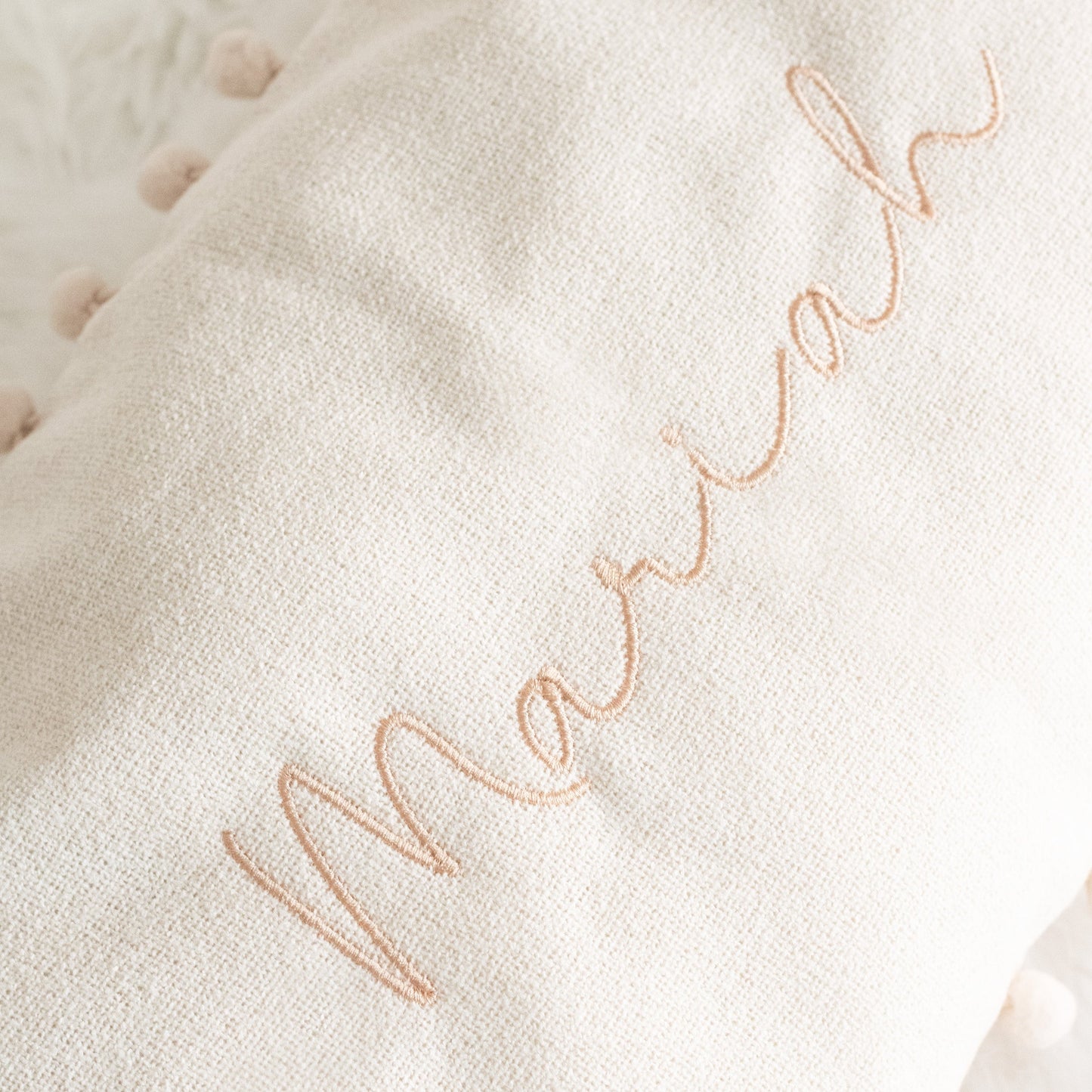 Custom Personalized Baby Name Pillow Cover