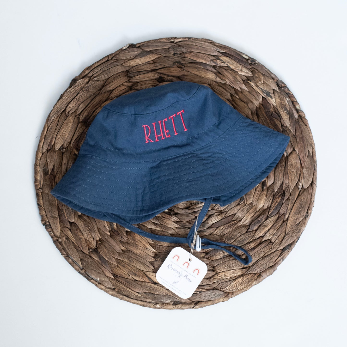 Personalized Baby Navy Sun Hat Toddler and Baby