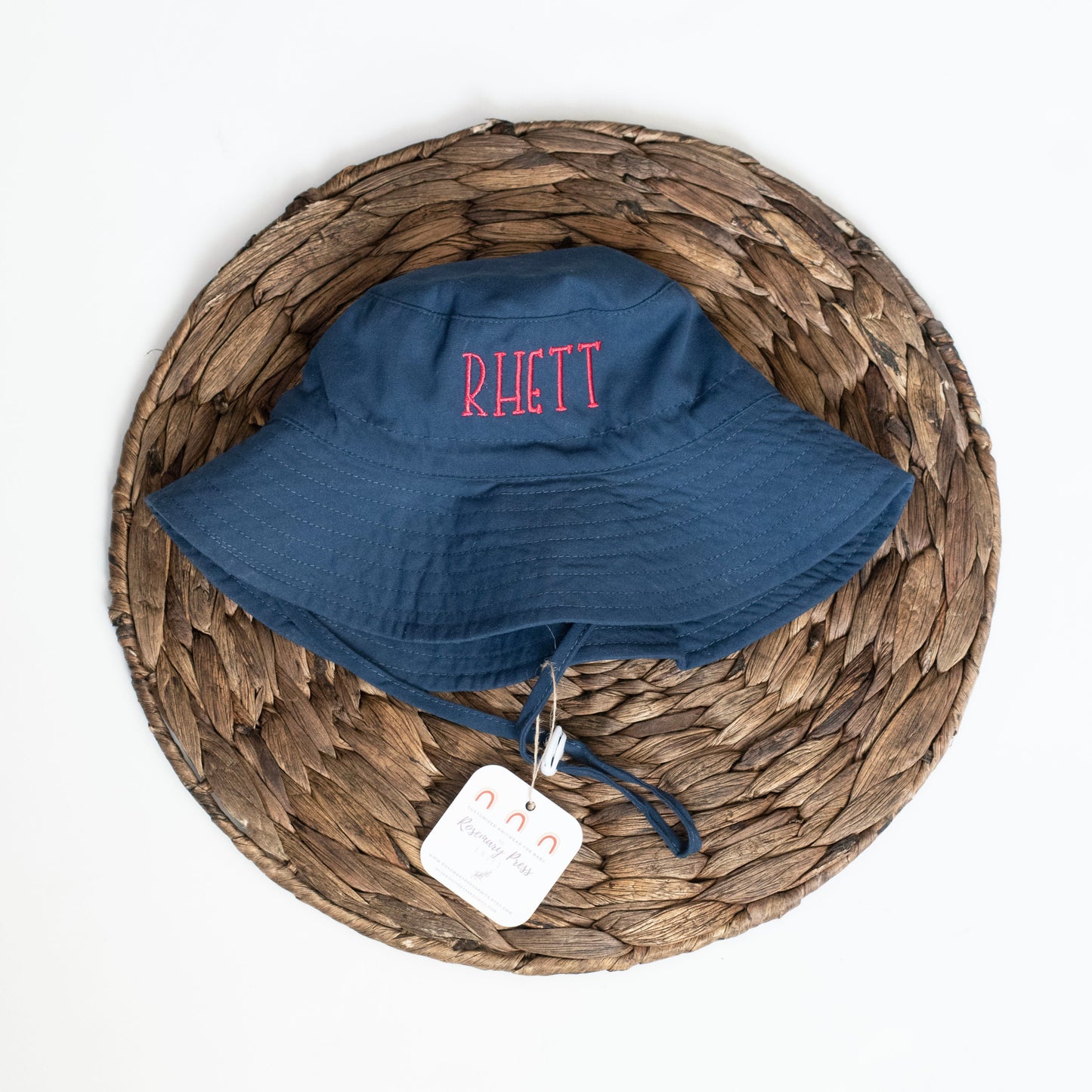 Personalized Baby Navy Sun Hat Toddler and Baby