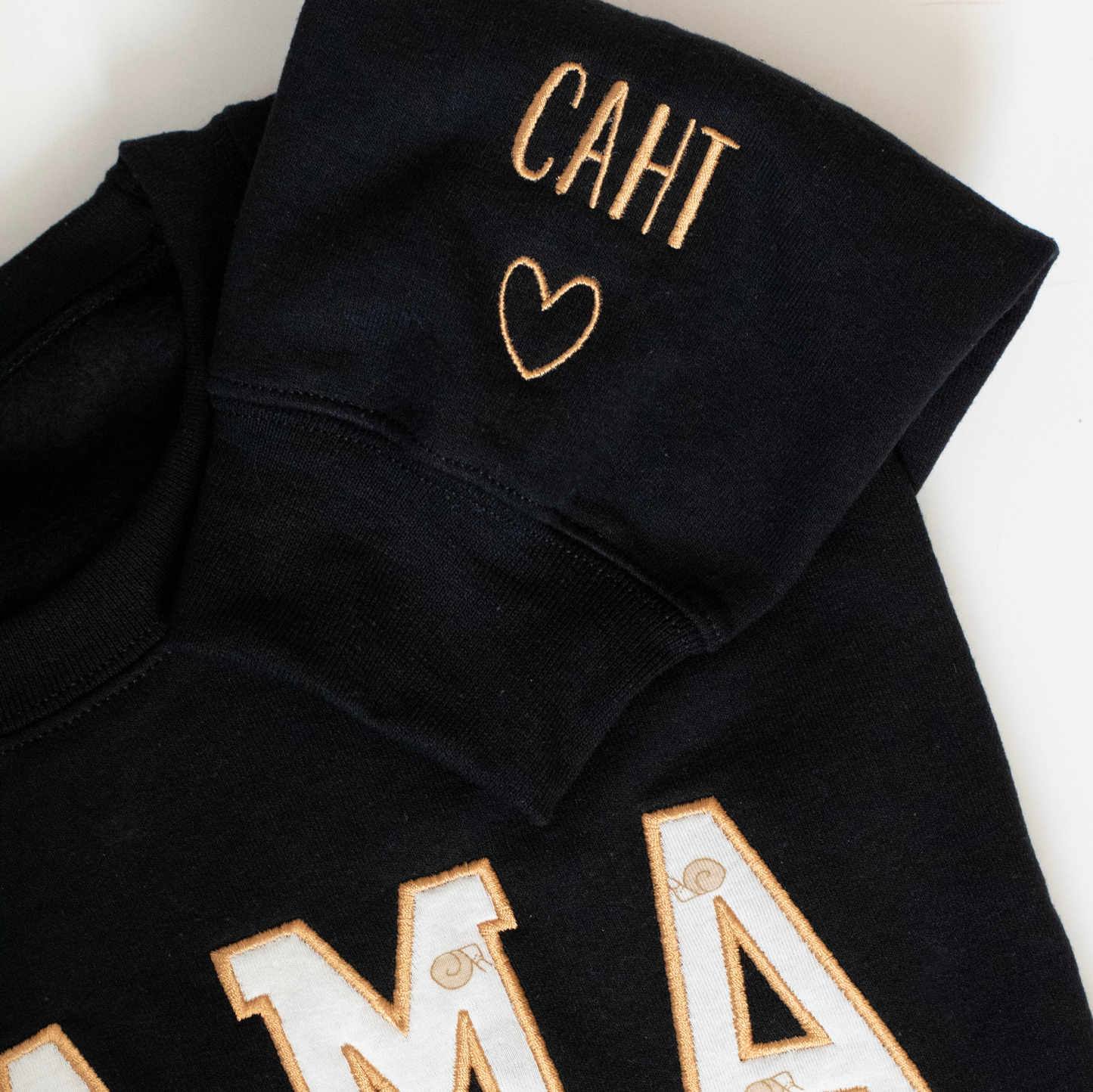 Custom Embroidered Mama Keepsake Sweatshirt | Baby Clothes Sweatshirt