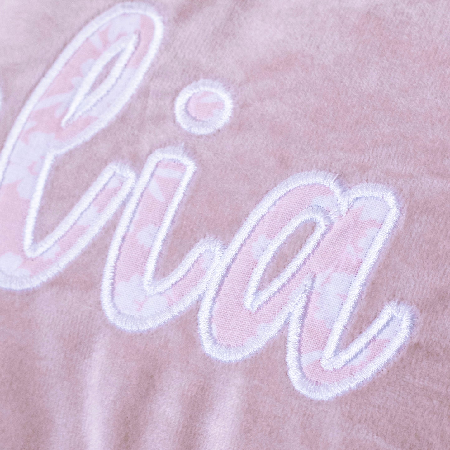 Custom Embroidered Pillow Cover | Baby Name Pillow