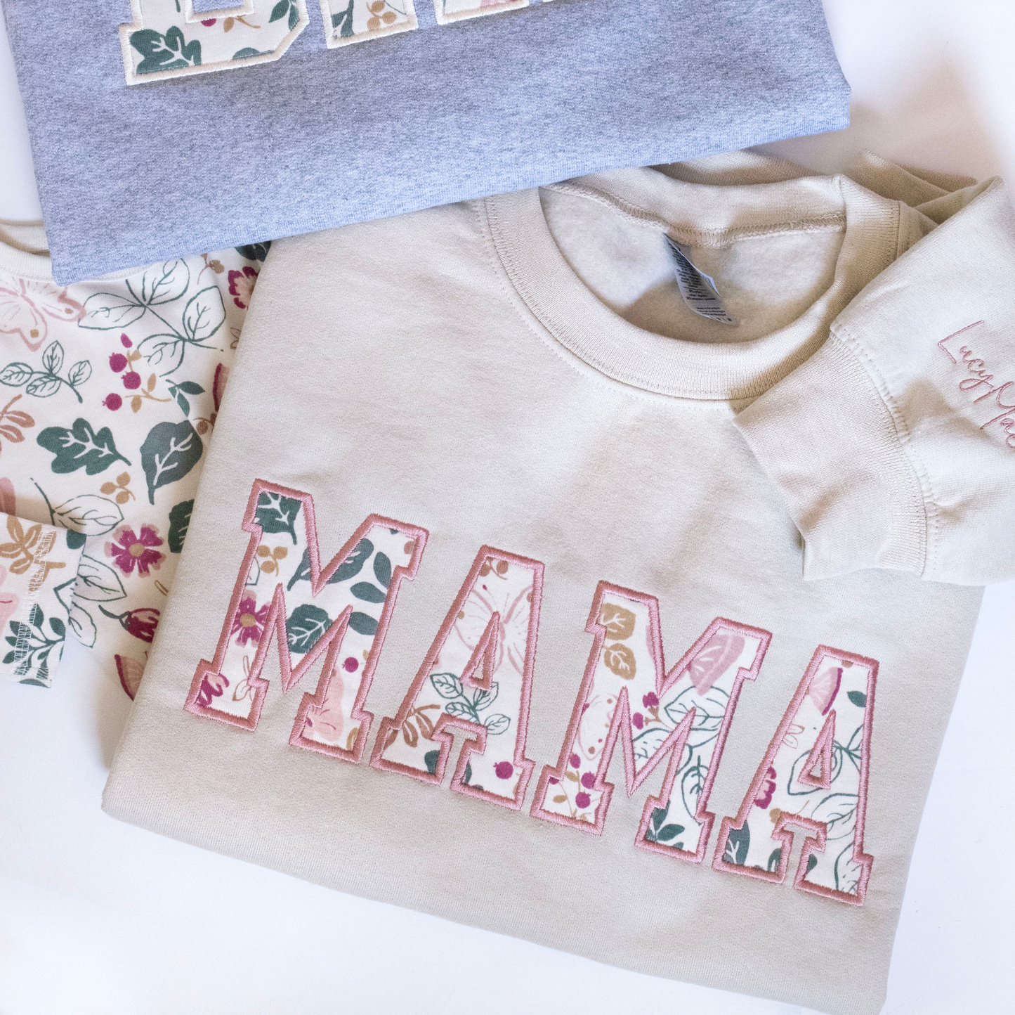 MAMA and DAD Keepsake Sweatshirt Bundle