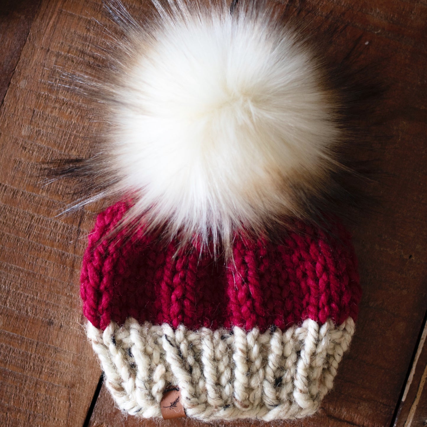 Knit Baby Santa Hat | Newborn Santa Hat Red | Handmade Santa Beanie - For Newborn, Baby, Toddler and Child