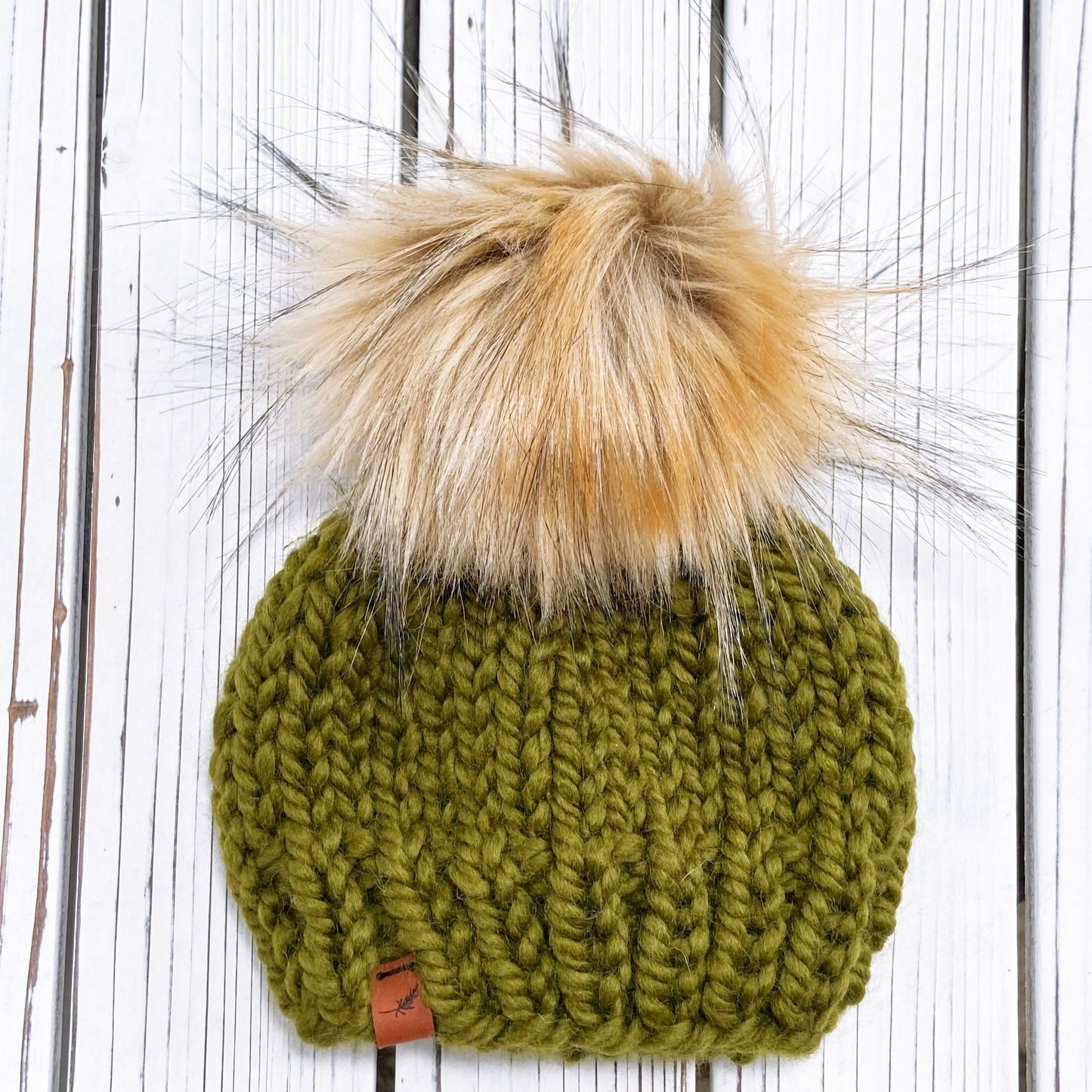 Personalized Baby Knit Hat with Pom Pom | For Baby, Toddler and Child