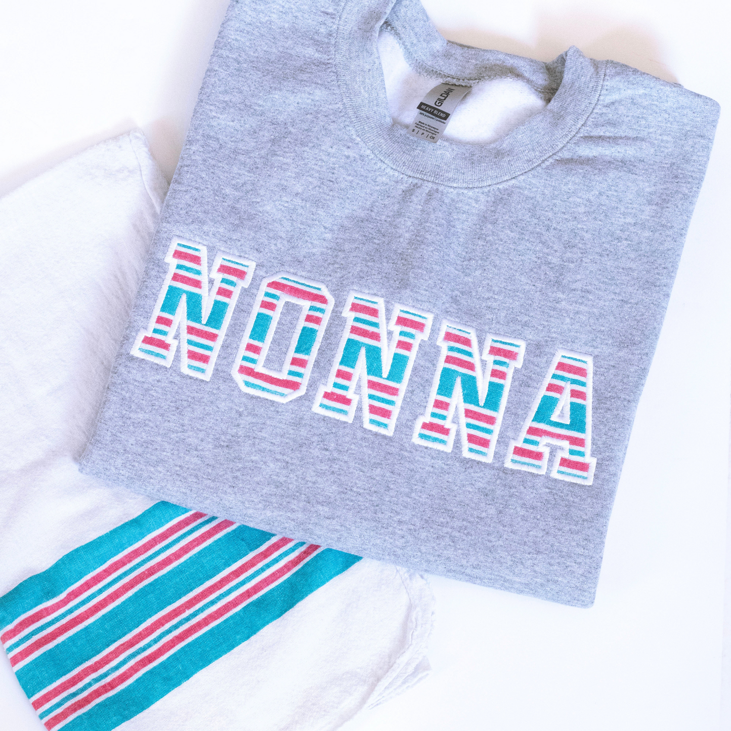 Embroidered Hospital Blanket Sweatshirt | Hospital Swaddle Keepsake Sweatshirt