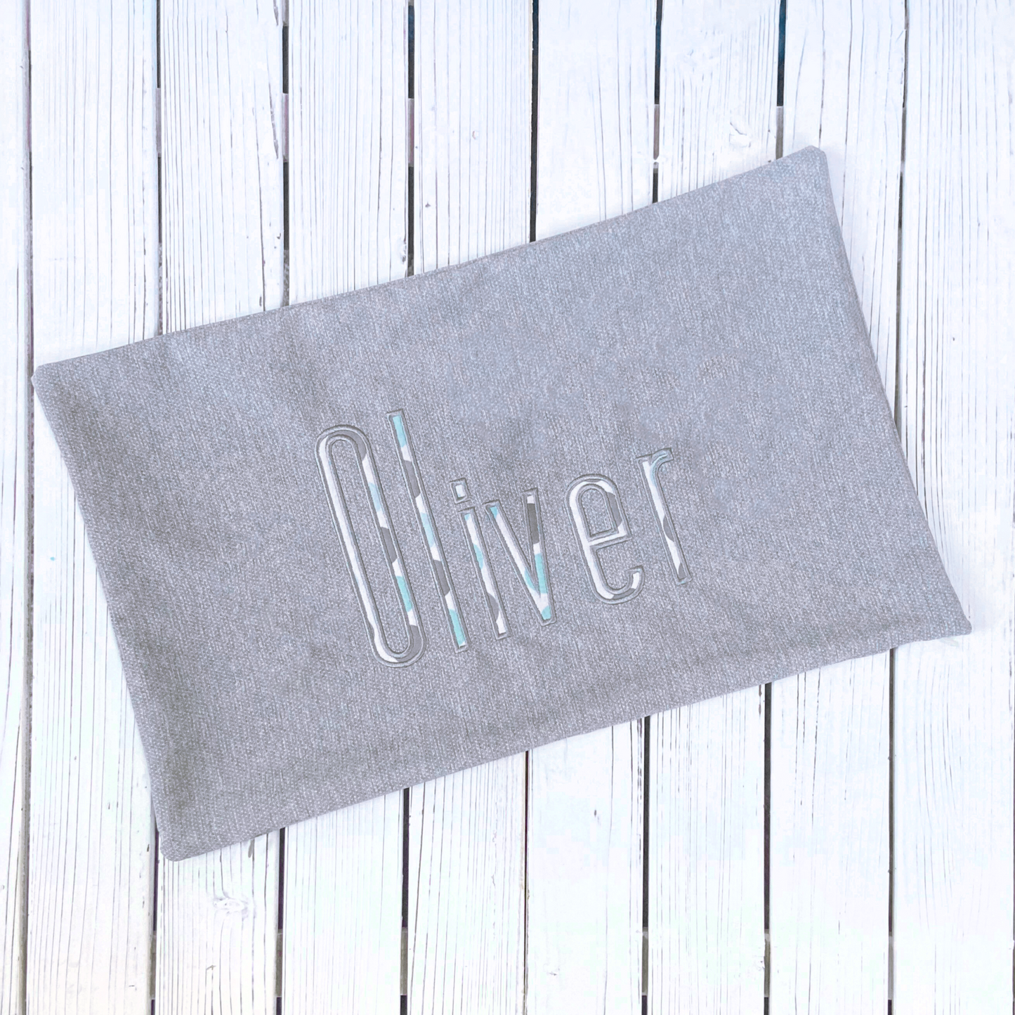 Custom Embroidered Pillow Cover | Baby Name Pillow