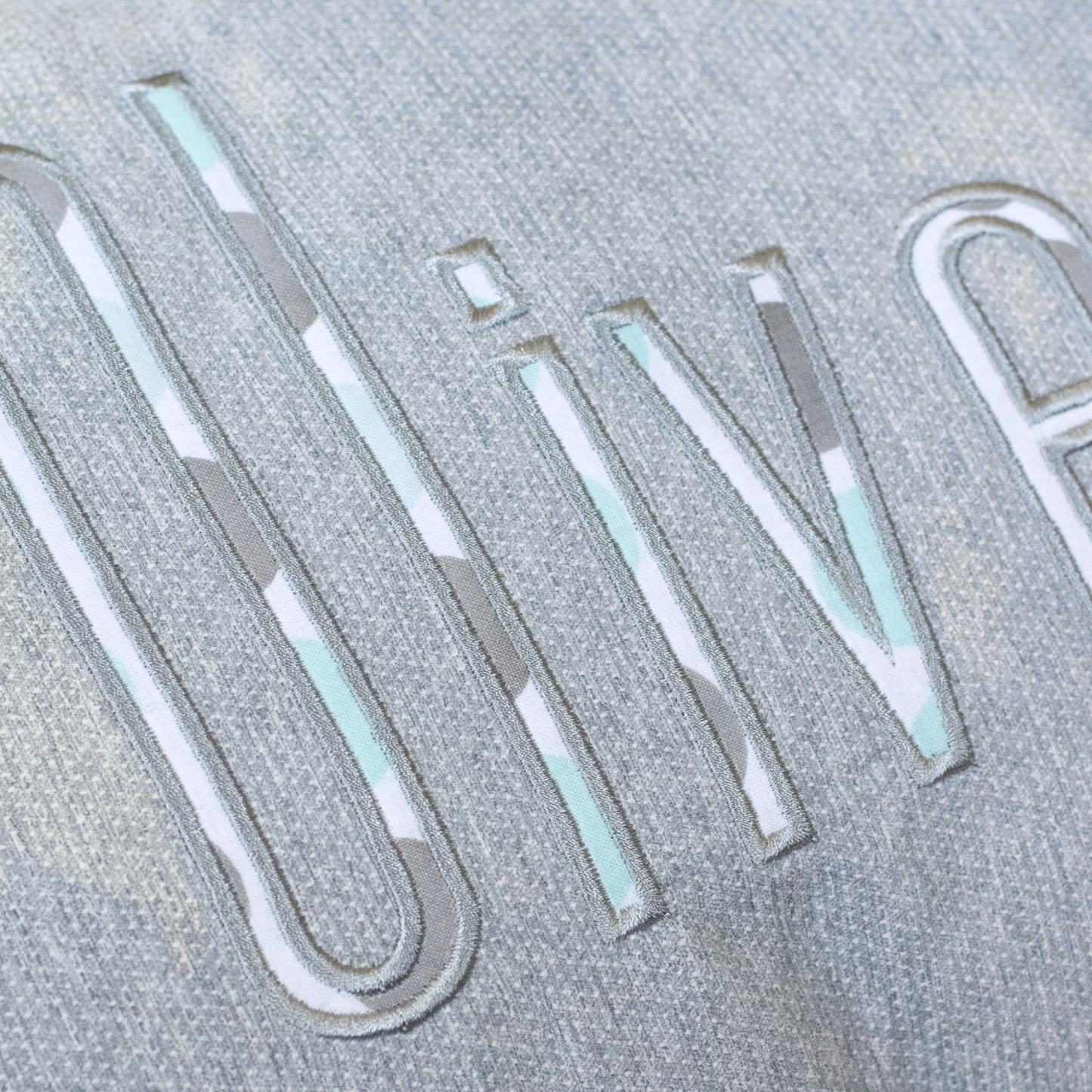 Custom Embroidered Pillow Cover | Baby Name Pillow