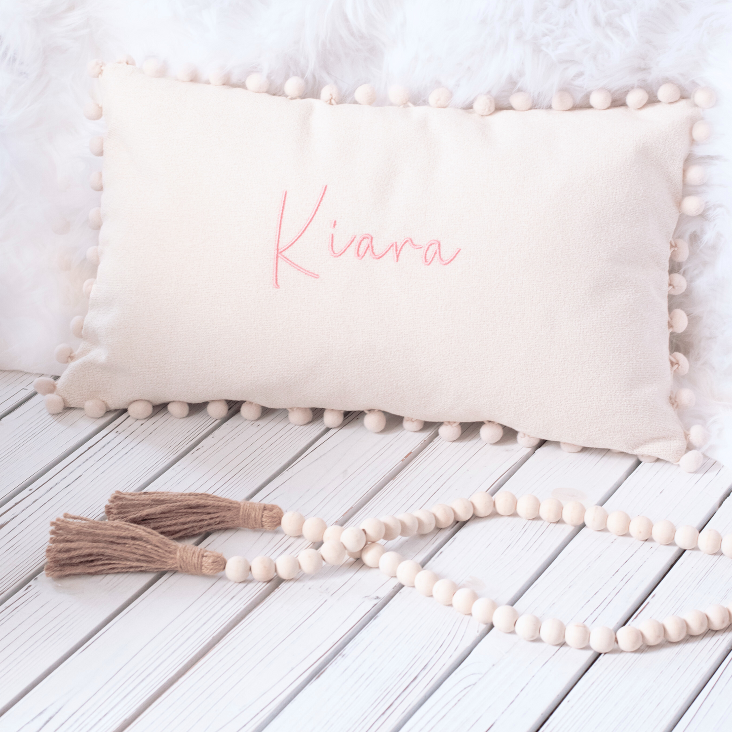 Custom Personalized Baby Name Pillow Cover