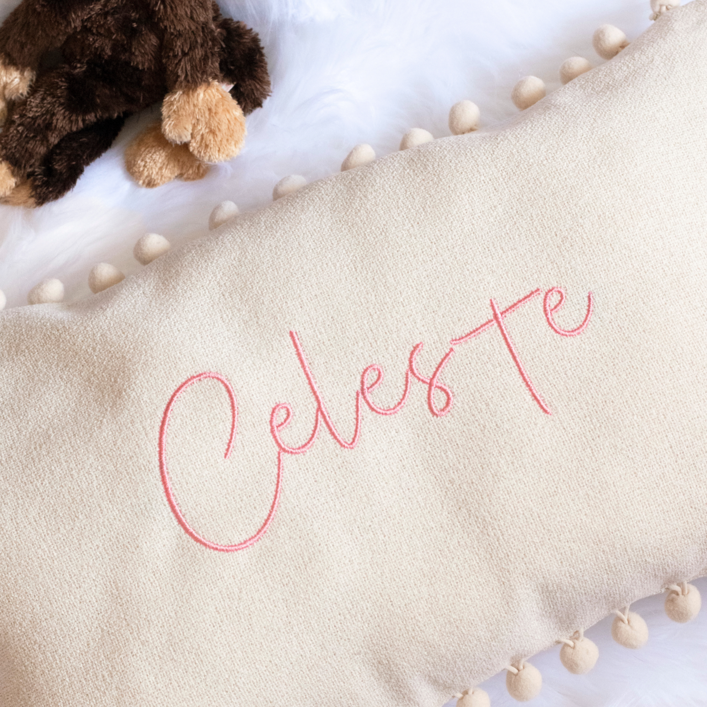 Custom Personalized Baby Name Pillow Cover
