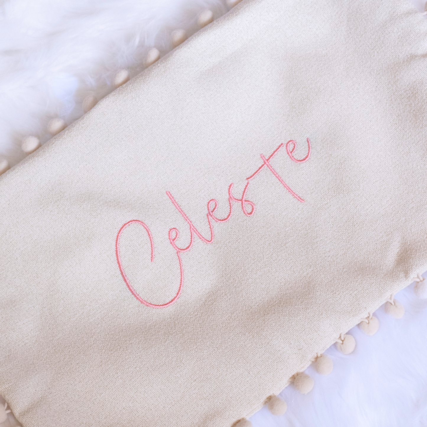 Custom Personalized Baby Name Pillow Cover