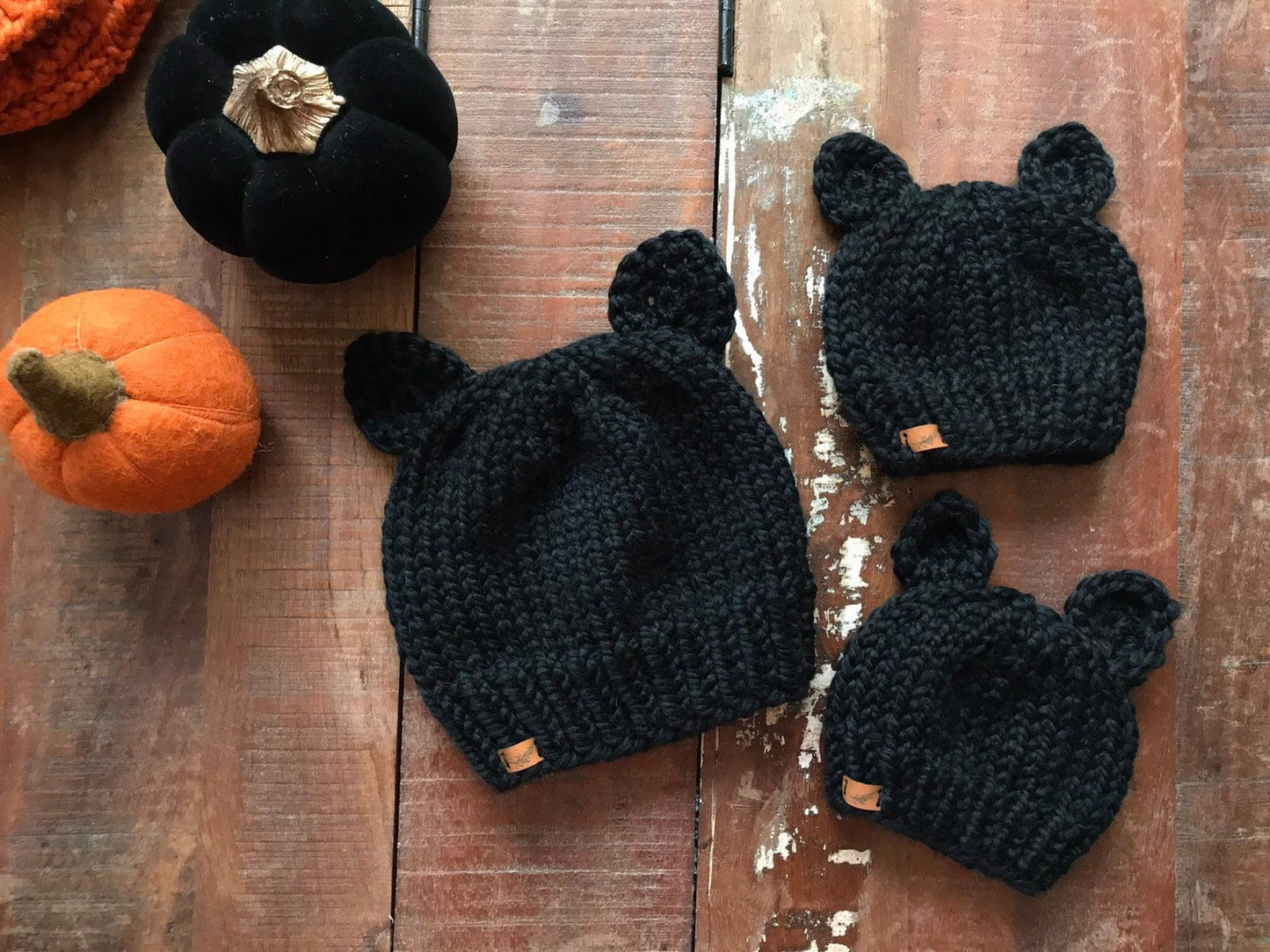 Baby Cat Beanie | Chunky Knit Baby Cat Hat | For Baby, Toddler or Child