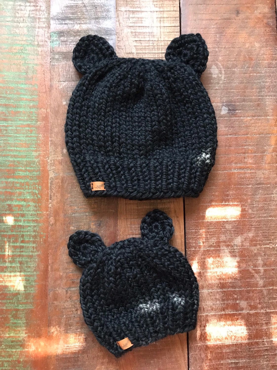 Baby Cat Beanie | Chunky Knit Baby Cat Hat | For Baby, Toddler or Child