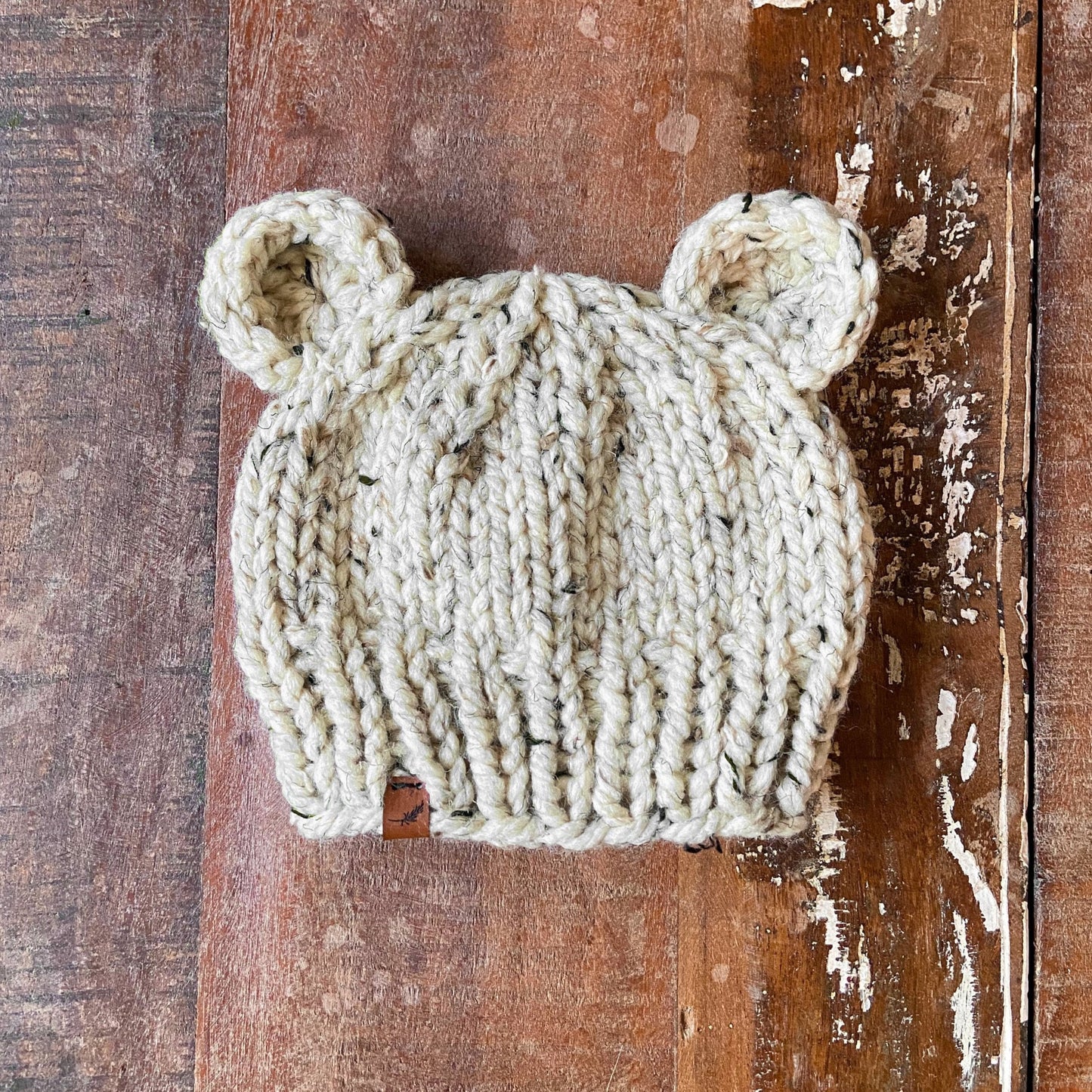 Baby Bear Knit Hat | Chunky Beanie | For Baby and Toddler