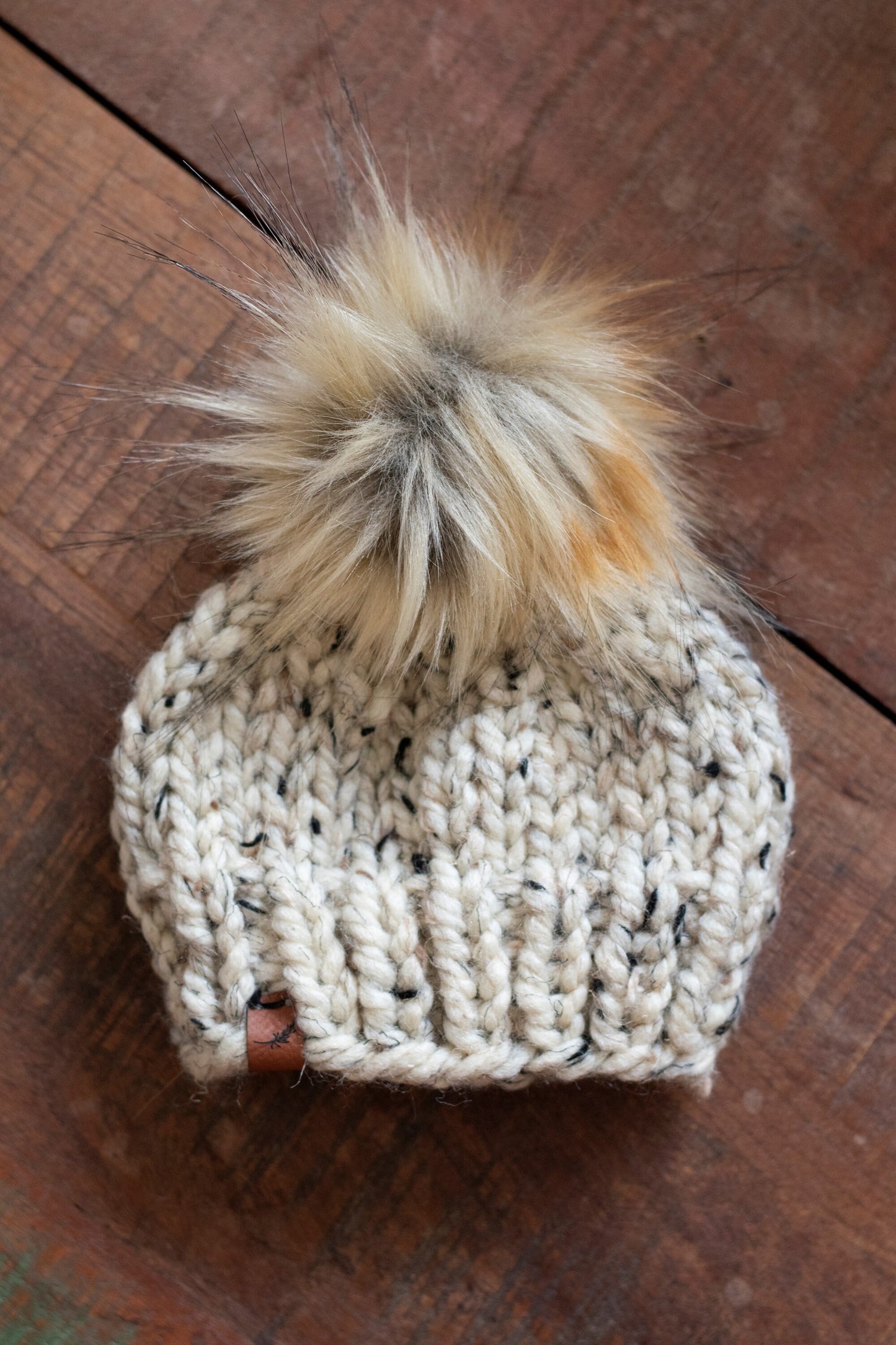 Custom Knit Baby Hat - Choose Yarn Color and Pom Pom | For Baby and Toddler