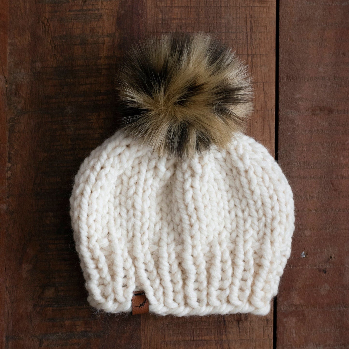 Personalized Baby Knit Hat with Pom Pom | For Baby, Toddler and Child