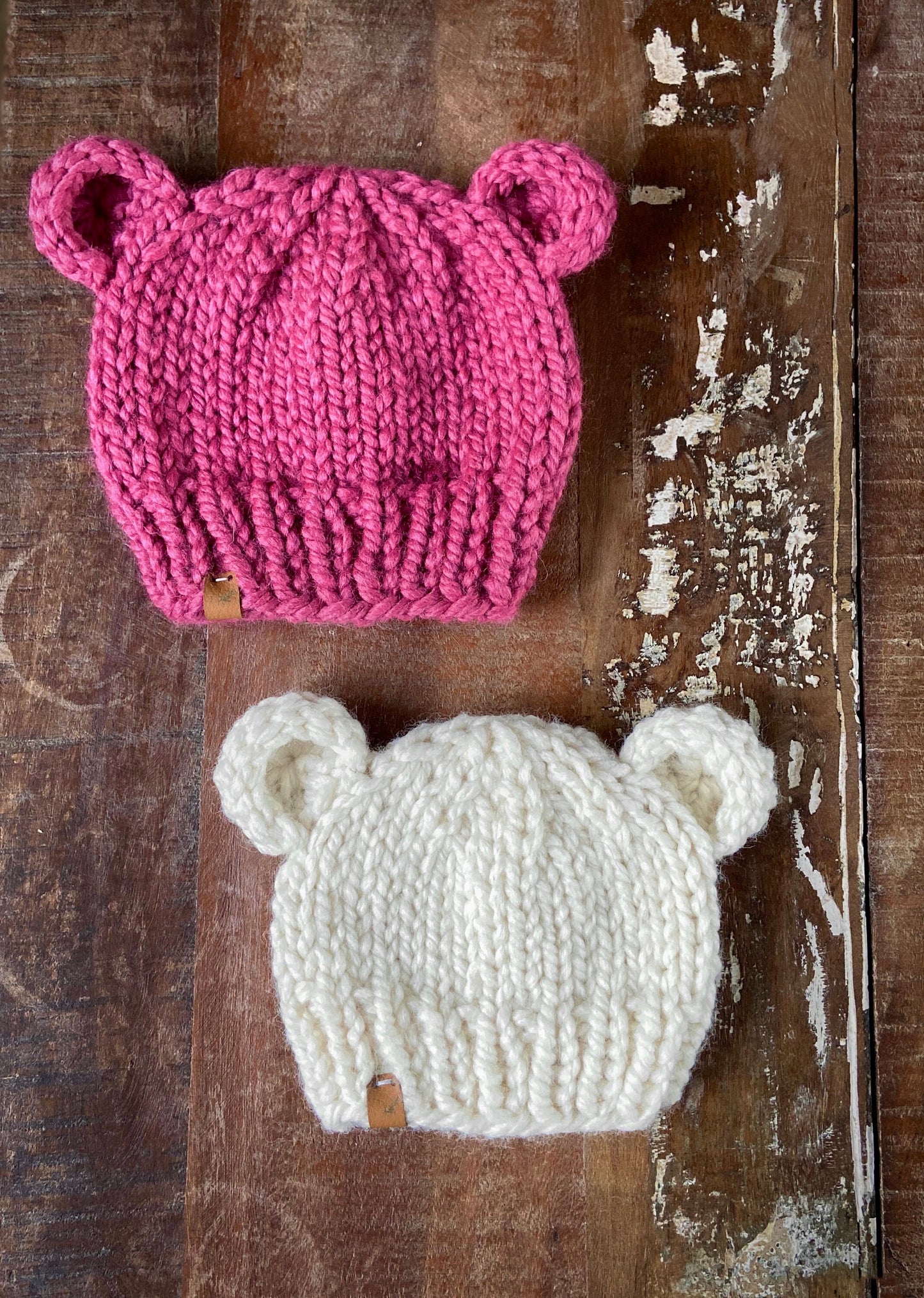 Baby Bear Knit Hat | Chunky Beanie | For Baby and Toddler