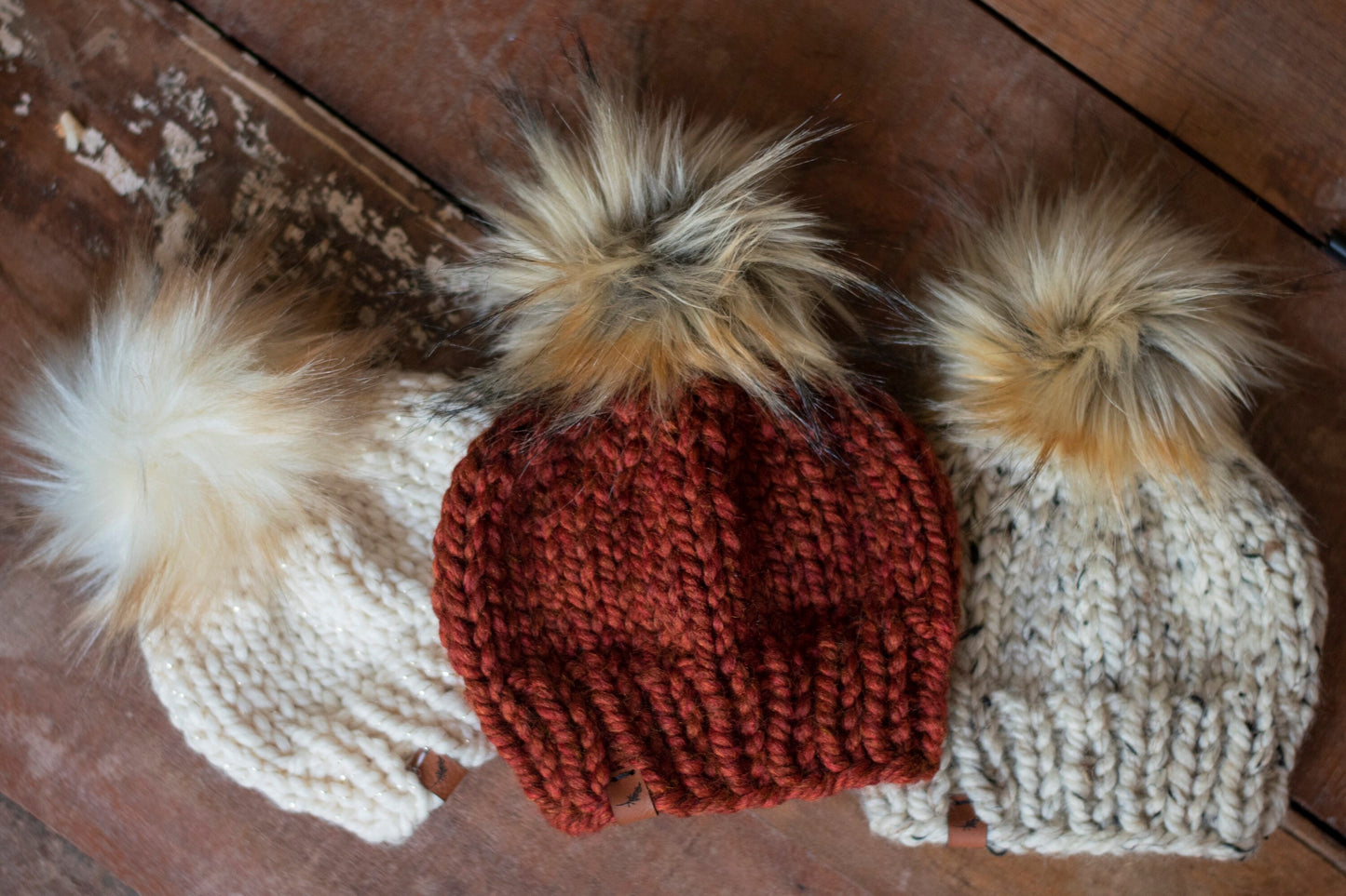 Custom Knit Baby Hat - Choose Yarn Color and Pom Pom | For Baby and Toddler