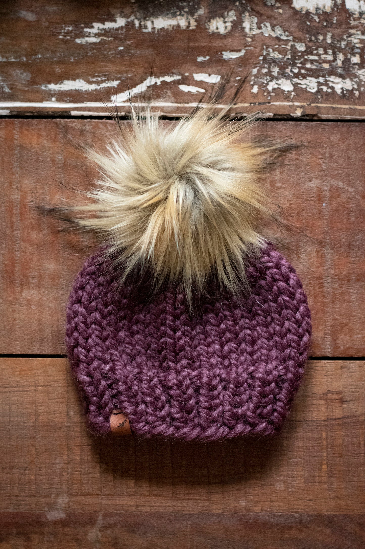 Custom Baby Knit Hat Baby Girl | Chunky Knit Hat | Newborn Girl Hat with Pom Pom | Baby Girl Beanie | Girl Baby Shower Gift