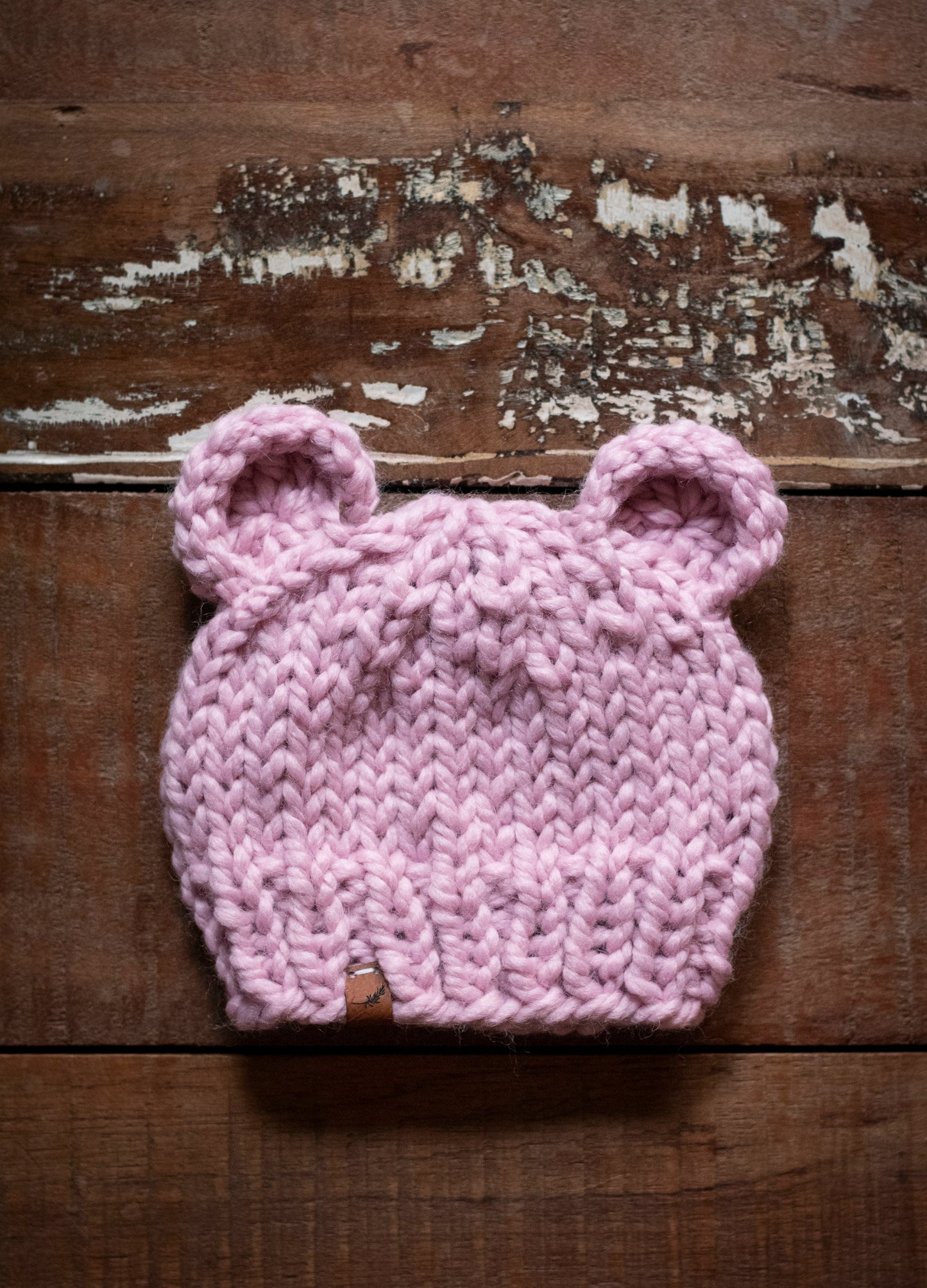 Baby Bear Knit Hat | Chunky Beanie | For Baby and Toddler