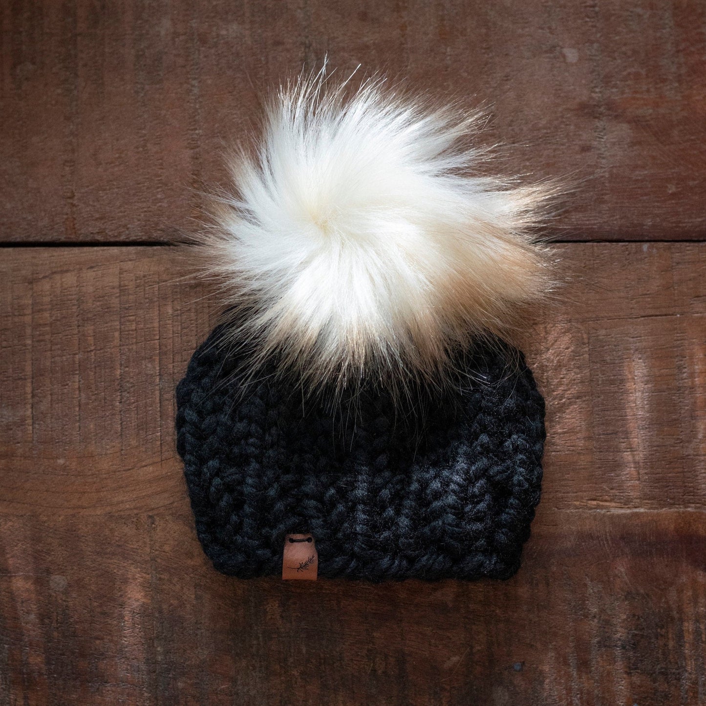 Preemie Baby Knit Hat with Pom Pom | Custom Made for Preemie and Micro Preemie Babies