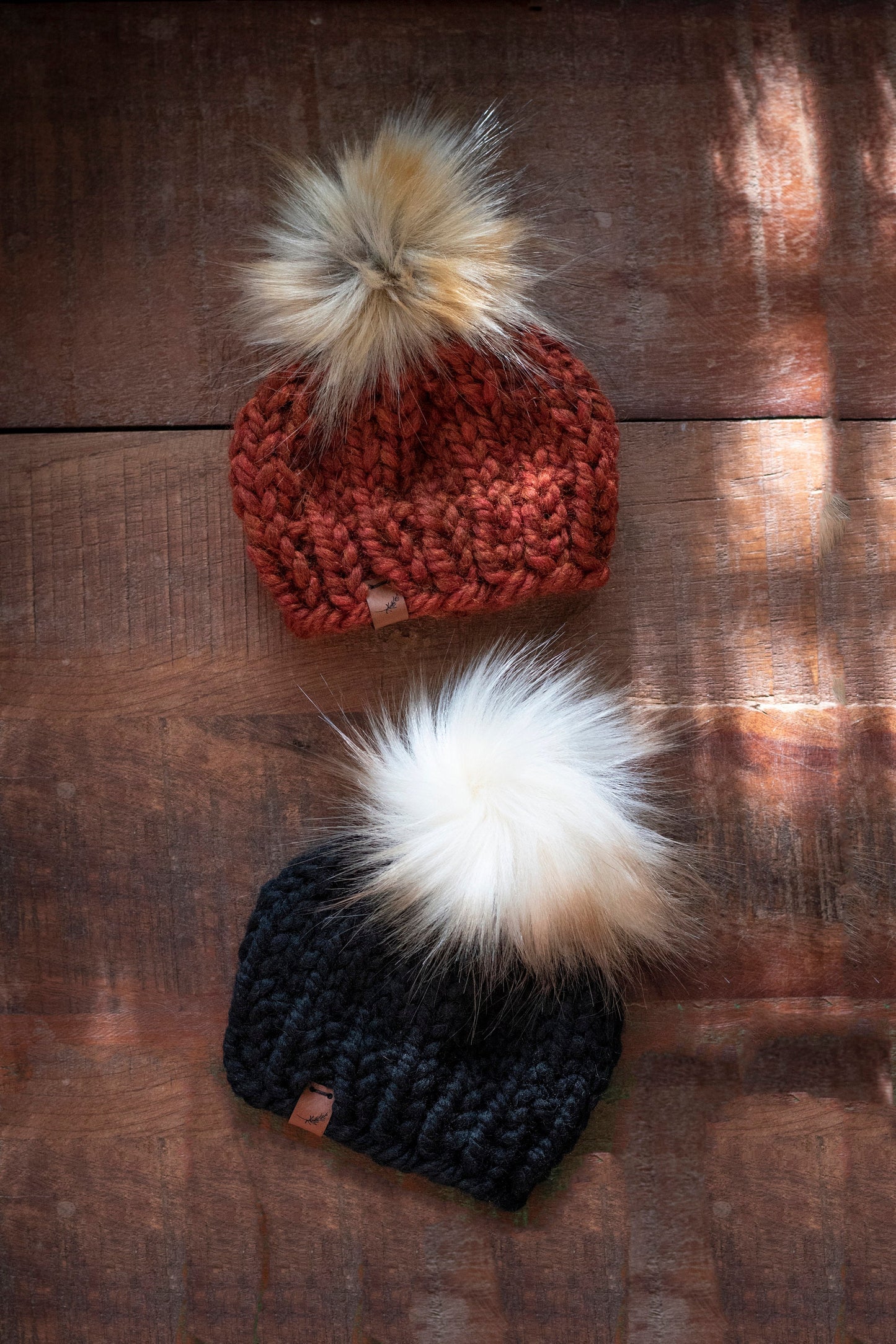 Preemie Baby Knit Hat with Pom Pom | Custom Made for Preemie and Micro Preemie Babies
