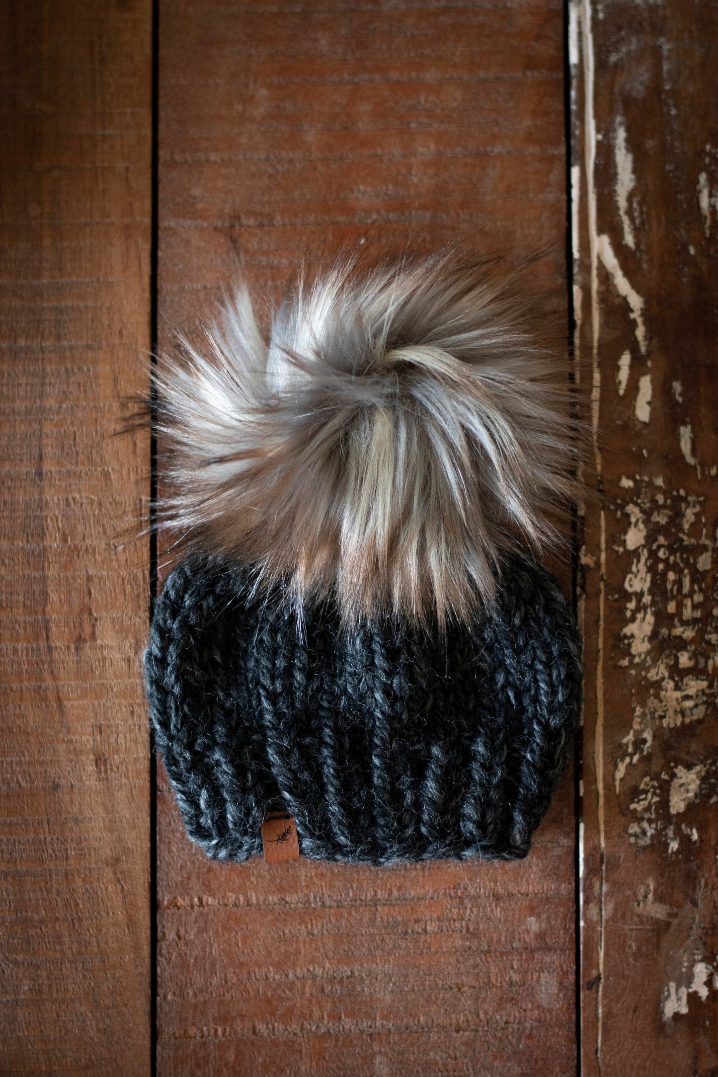Custom Knit Baby Hat - Choose Yarn Color and Pom Pom | For Baby and Toddler