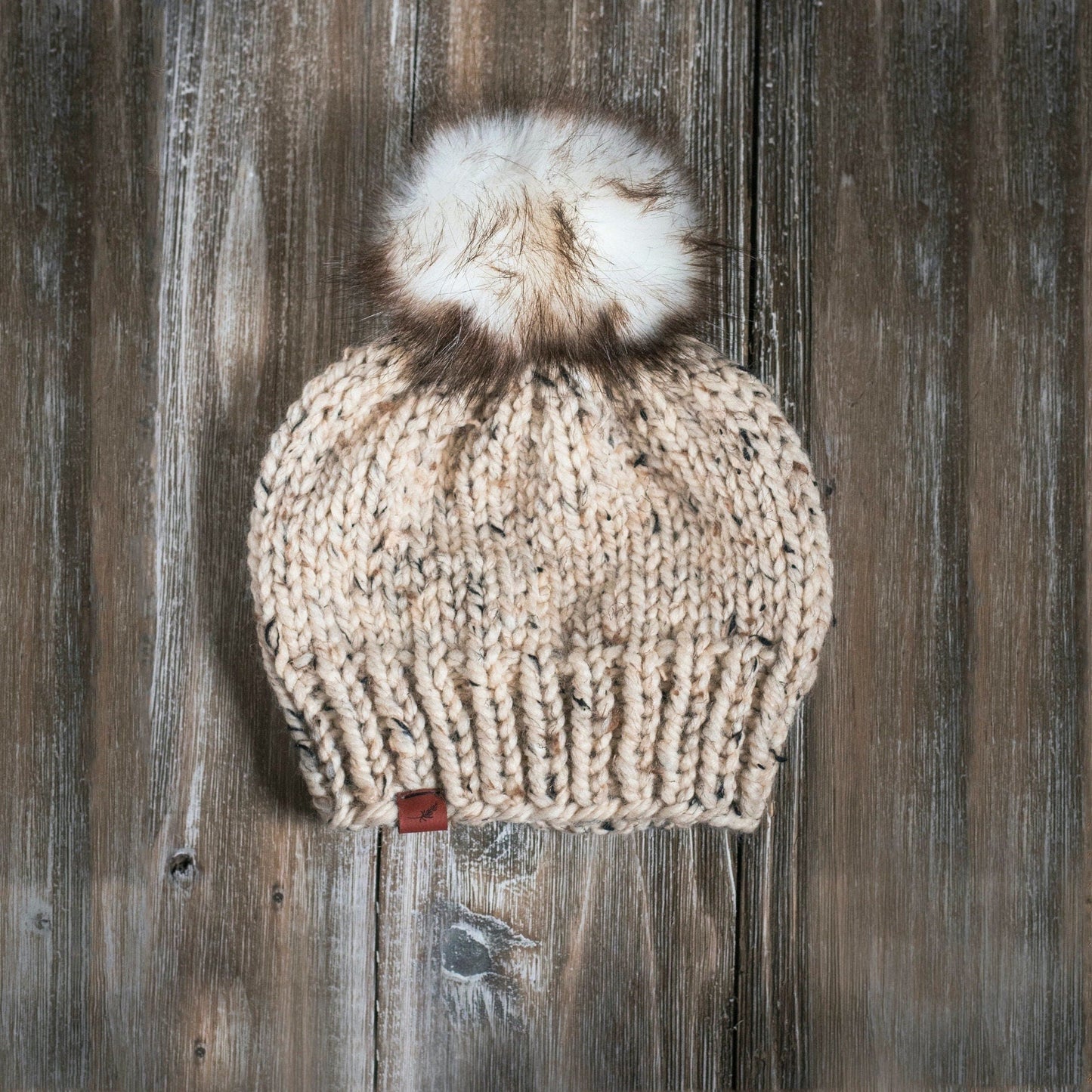 Women's Chunky Knit Hat with Pom Pom | Women's Classic Beanie