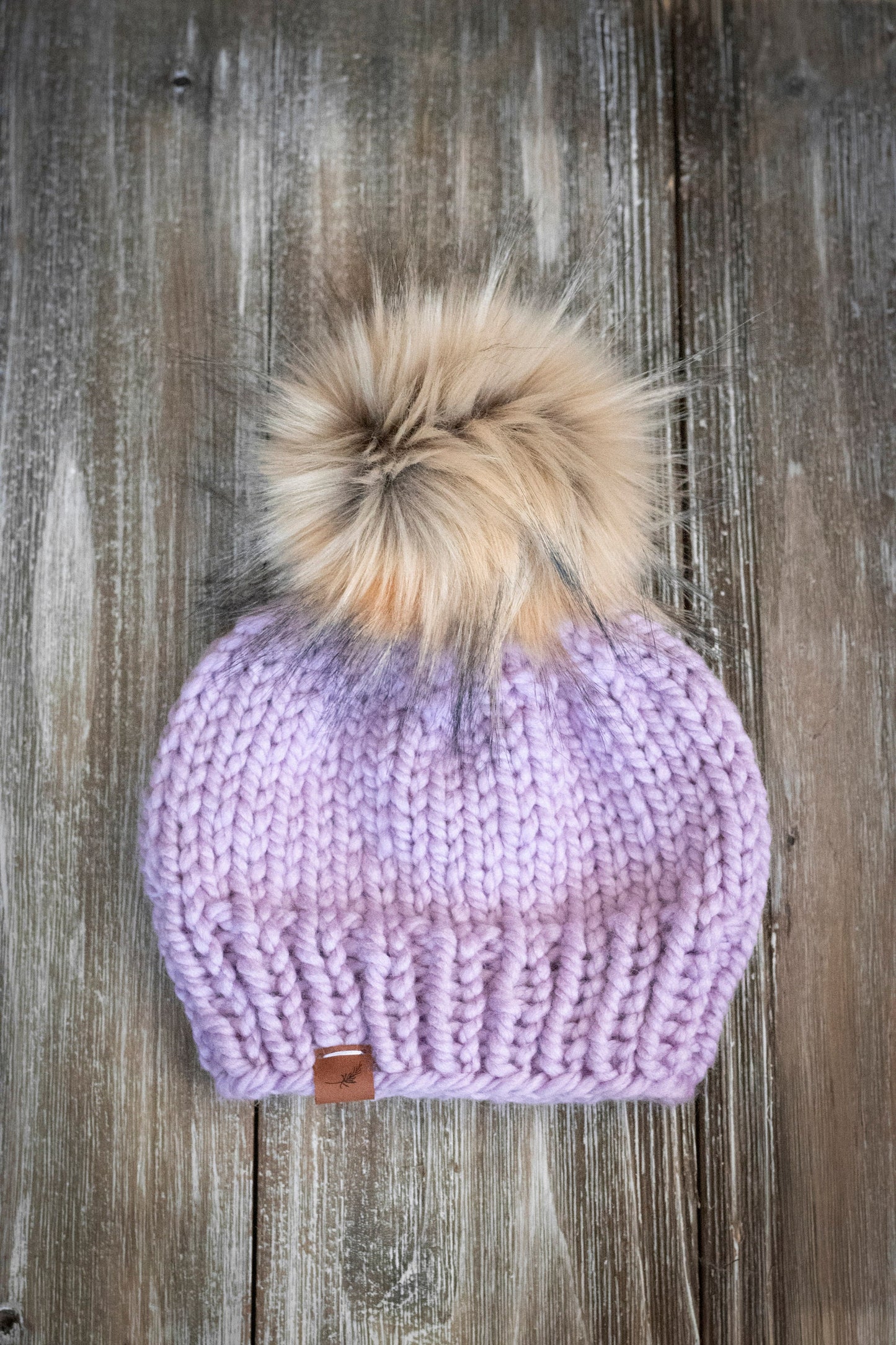 Custom Child Knit Hat with Pom Pom - Choose Yarn Color and Pom Pom
