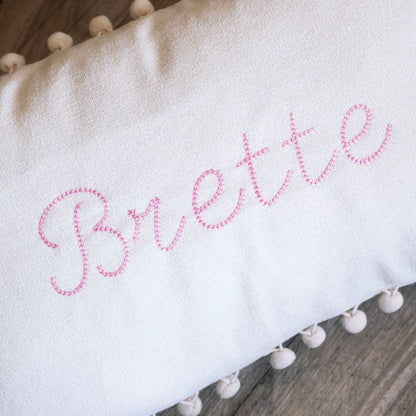 Custom Personalized Baby Name Pillow Cover