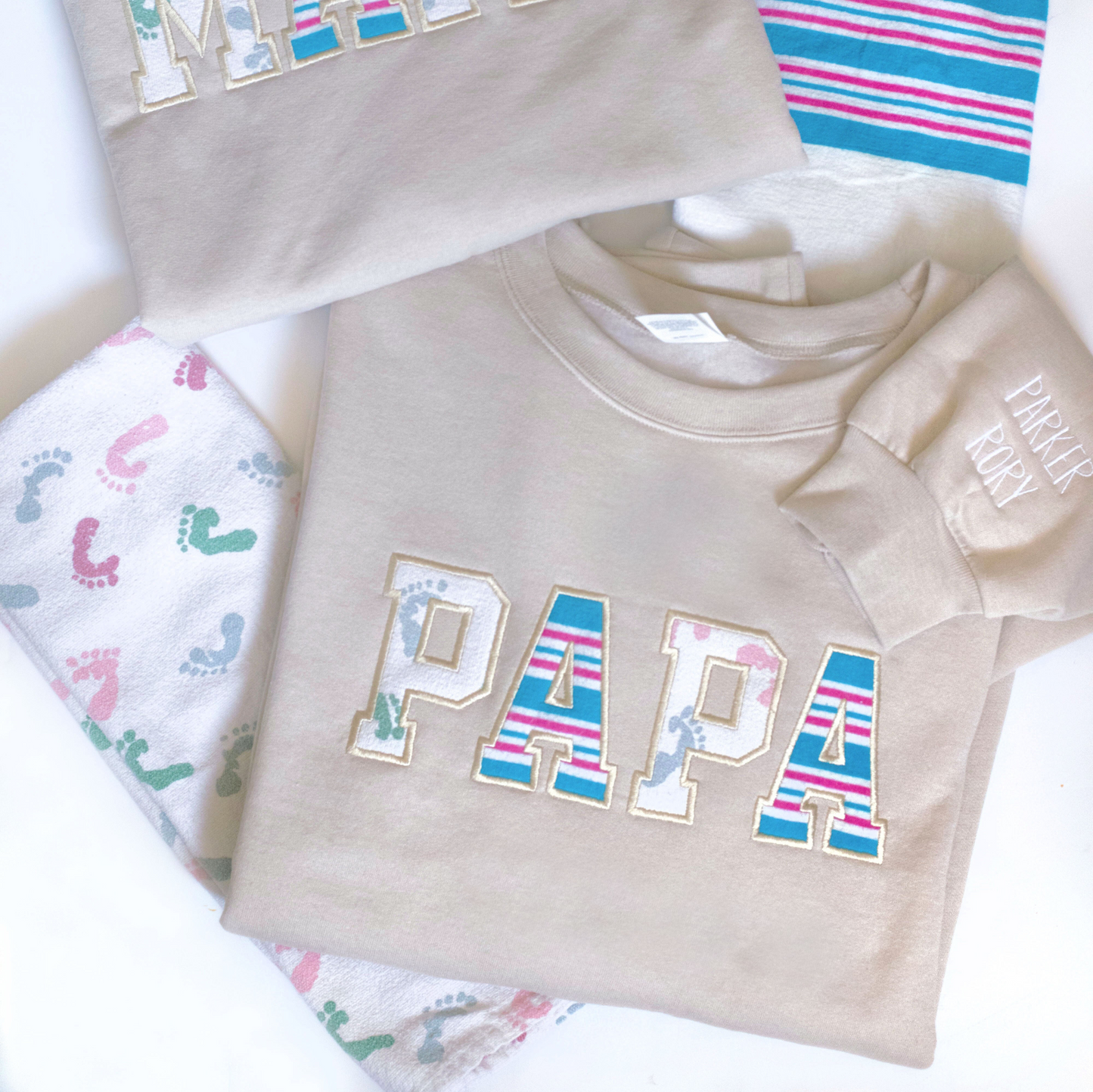 MAMA and DAD Keepsake Sweatshirt Bundle