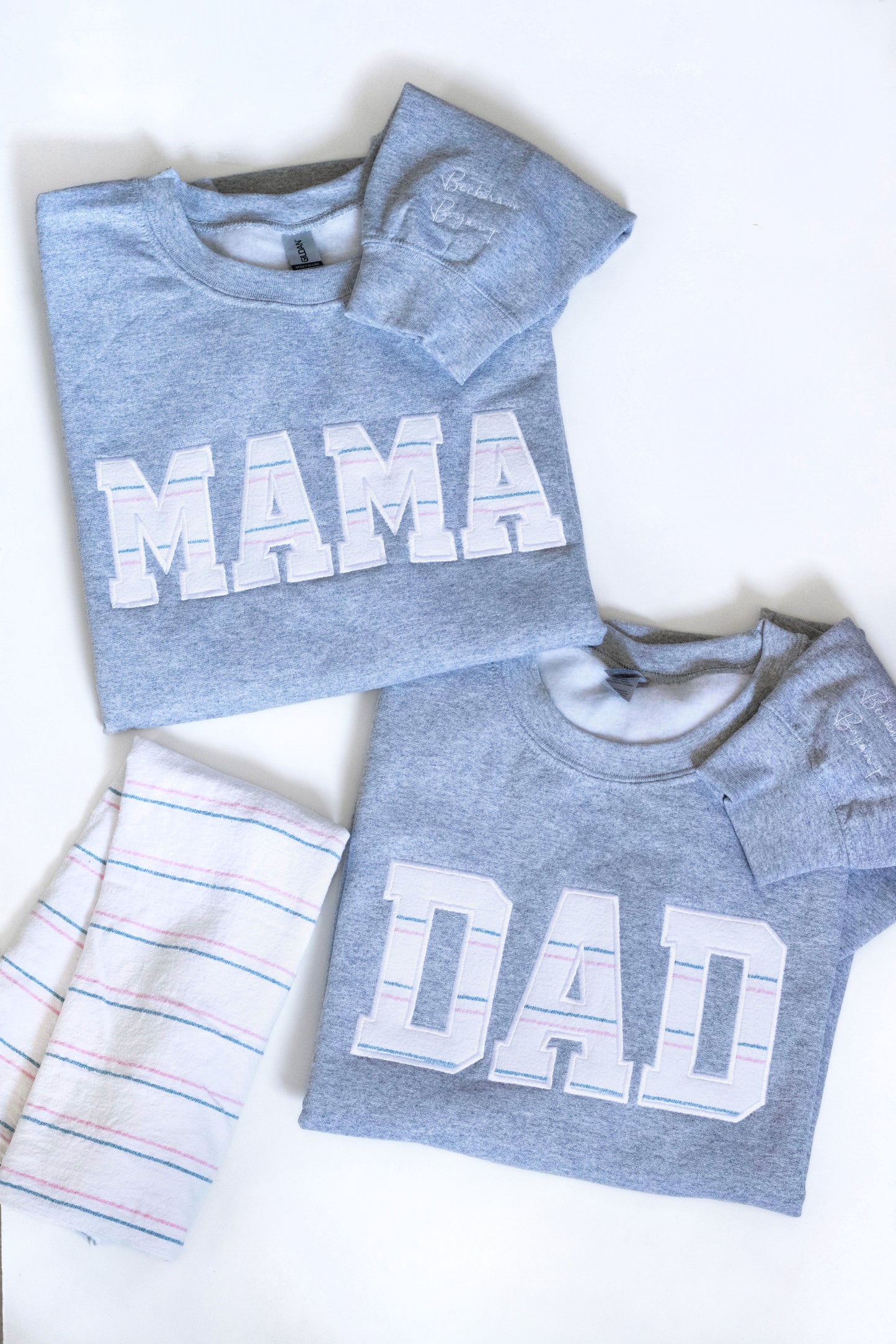 MAMA and DAD Keepsake Sweatshirt Bundle