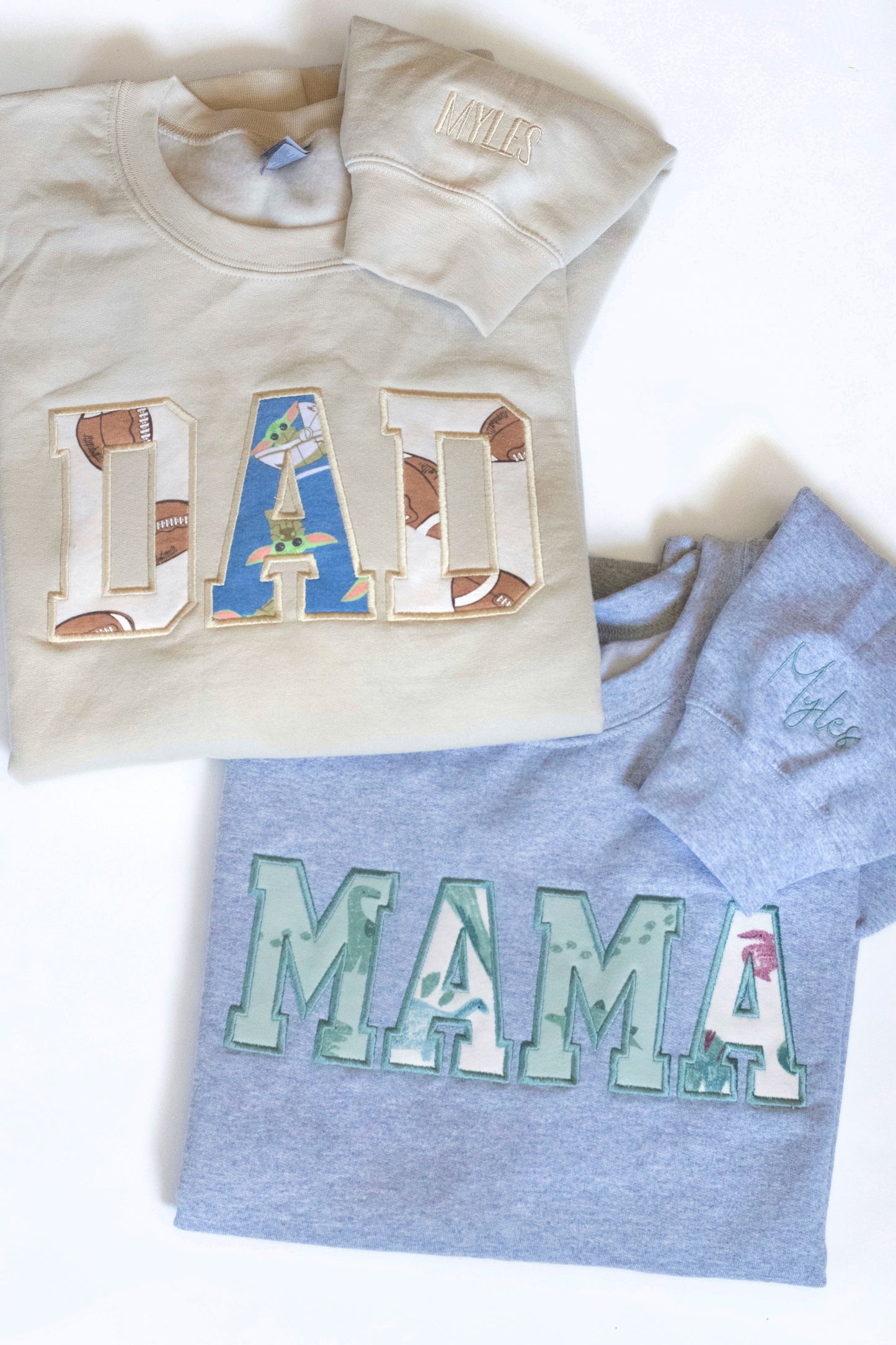 MAMA and DAD Keepsake Sweatshirt Bundle