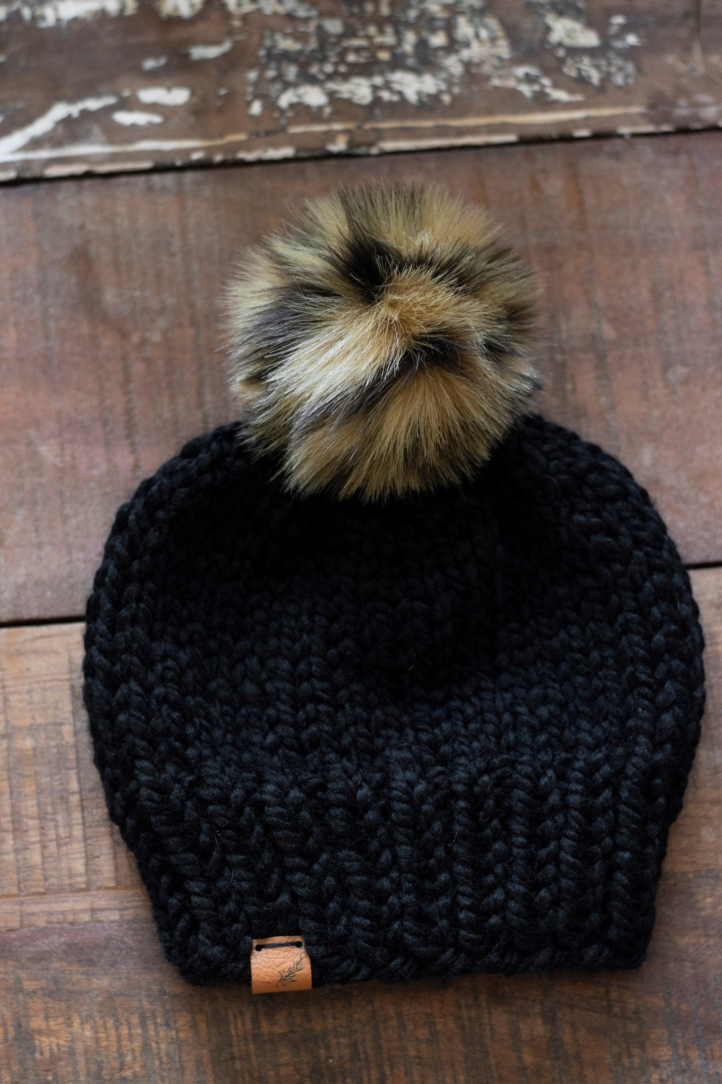 Custom Knitted Toddler Beanie with Pom Pom