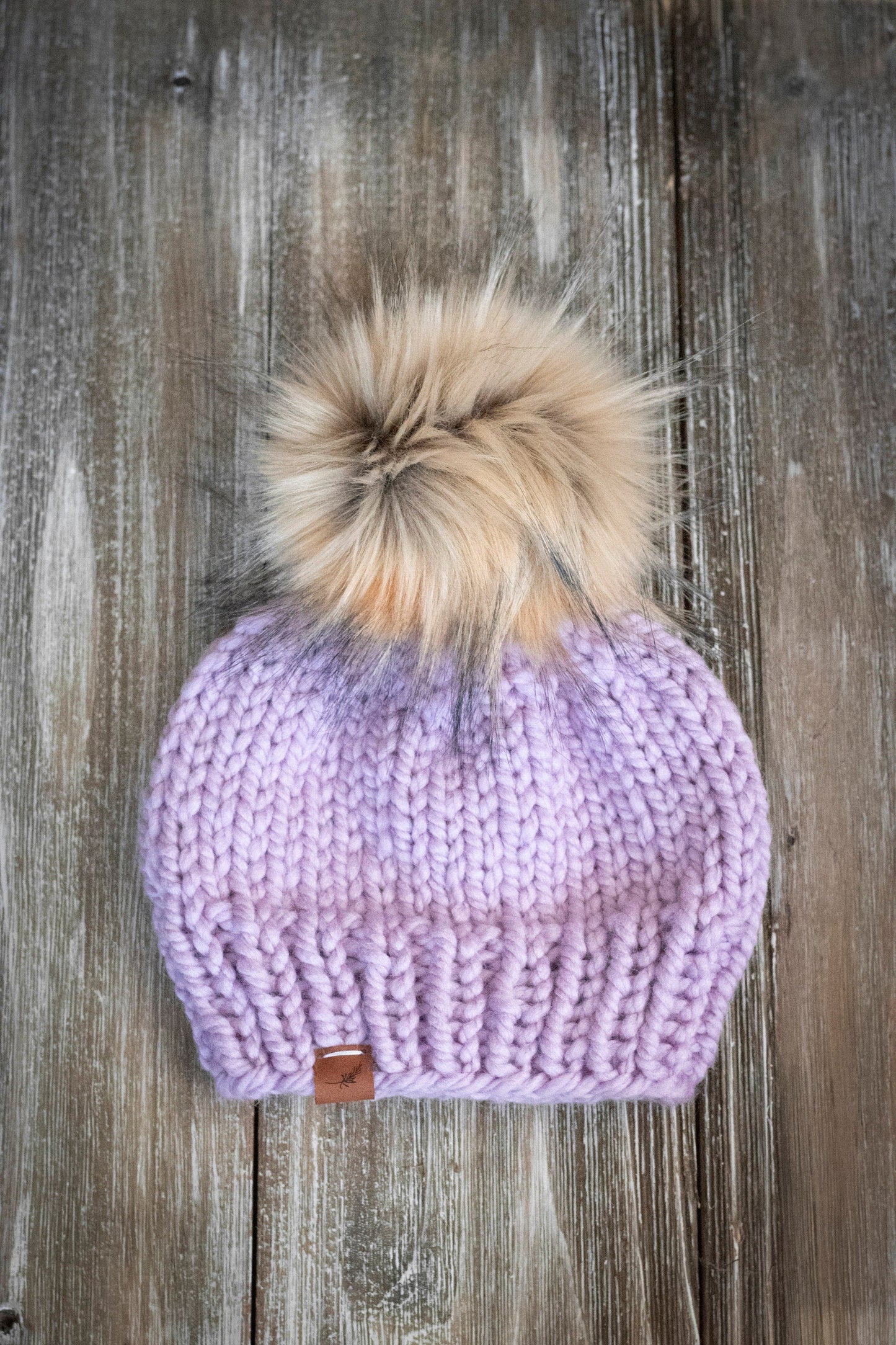 Custom Knitted Toddler Beanie with Pom Pom